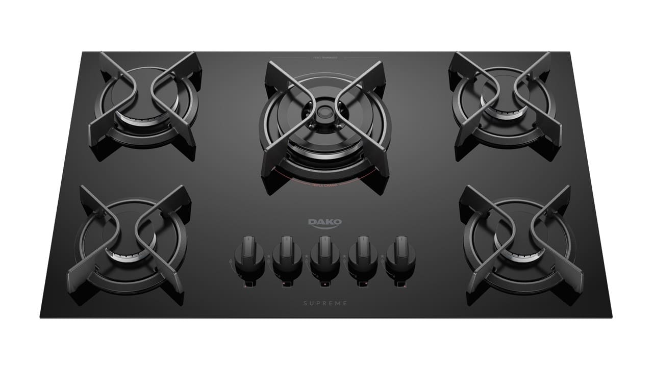 Cooktop a Gás 5 Bocas Dako Supreme