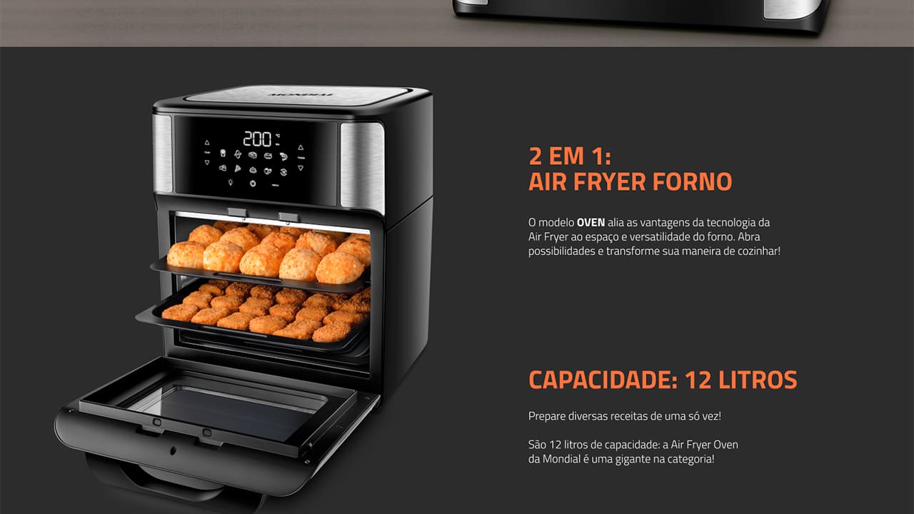 fritadeira-eletrica-air-fryer-oven-mondial-afo-12l-bi-12-litros