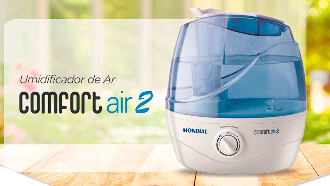 Umidificador Ultrassônico Mondial Comfort Air 2 NUA-02