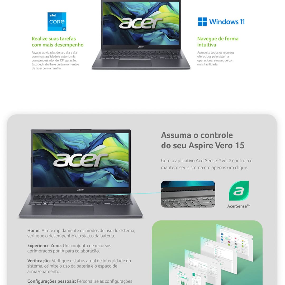 Notebook Acer Aspire 15 