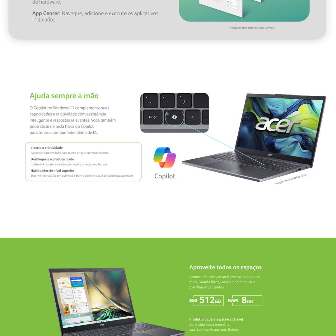 Notebook Acer Aspire 15 