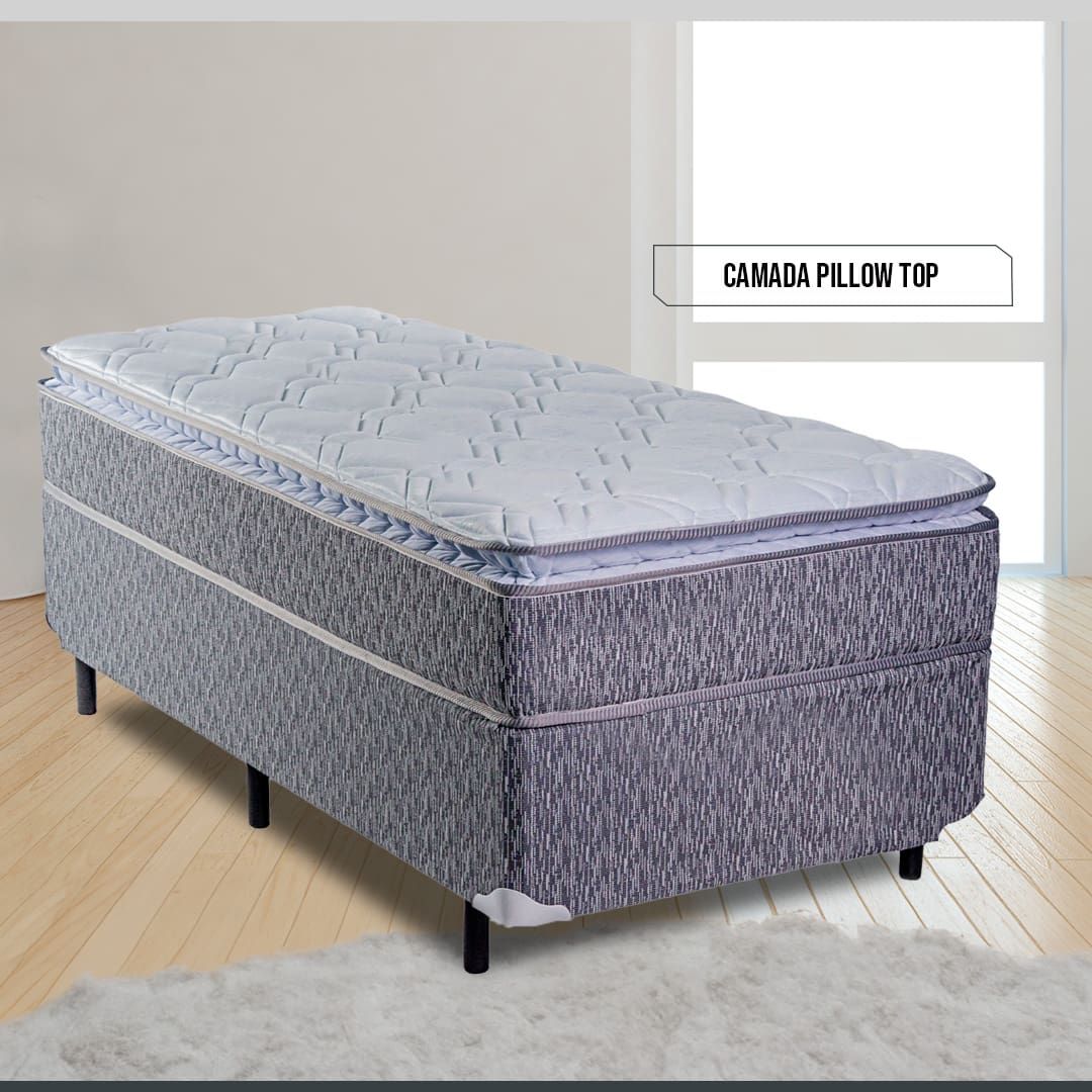 Cama Box Casal Luckspuma Valência Comfort