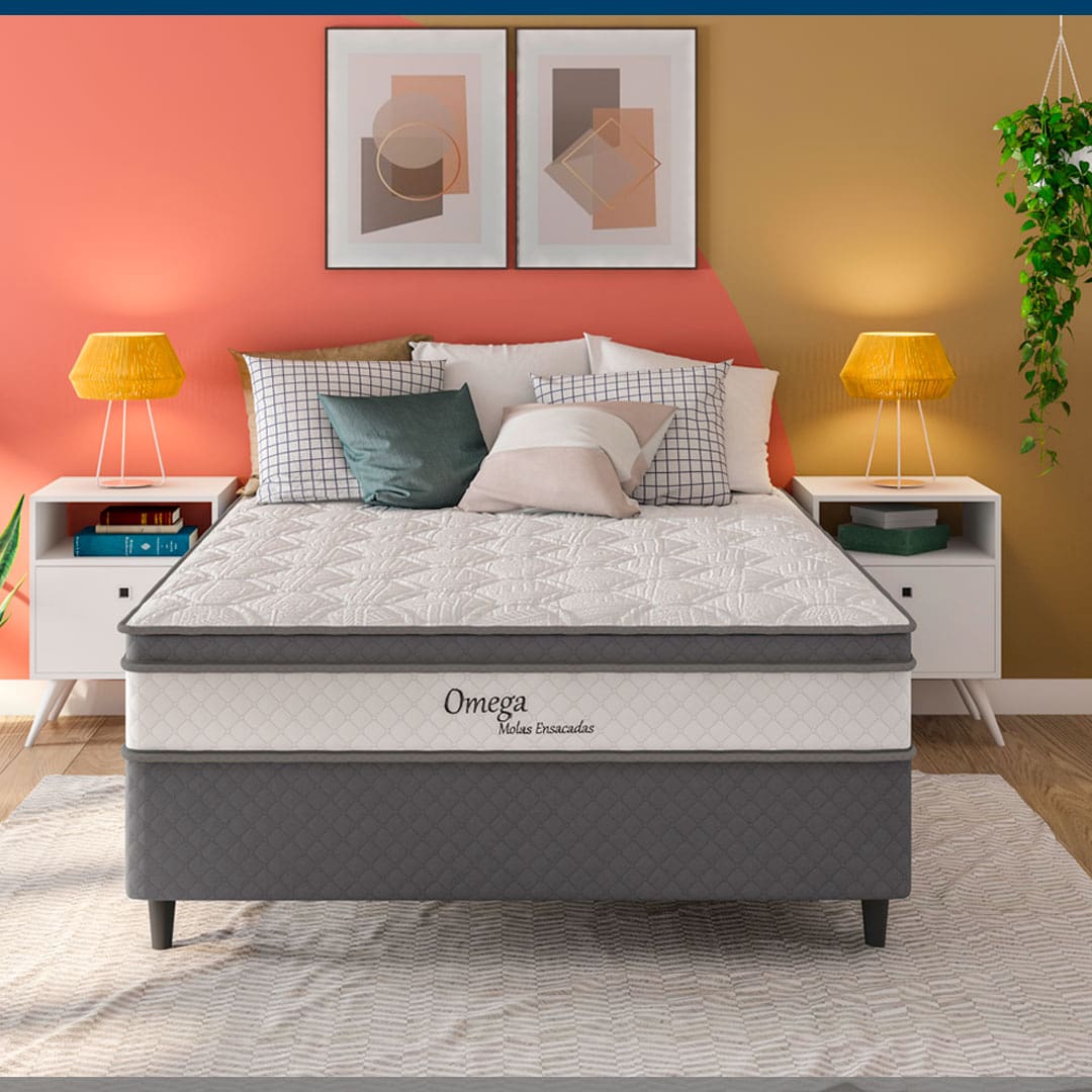 Cama Box Casal Herval Ômega