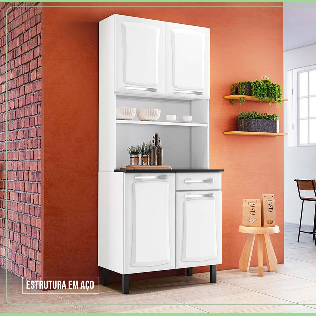 Cozinha Compacta Itatiaia Pratika 4 Portas