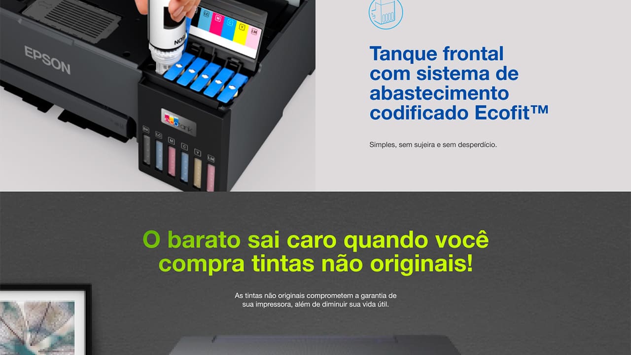 Impressora Fotográfica Epson Ecotank L8050