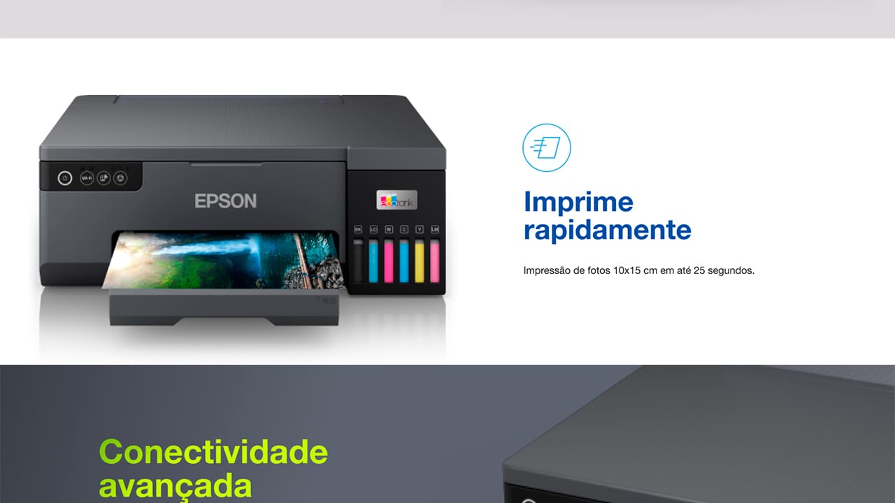 Impressora Fotográfica Epson Ecotank L8050