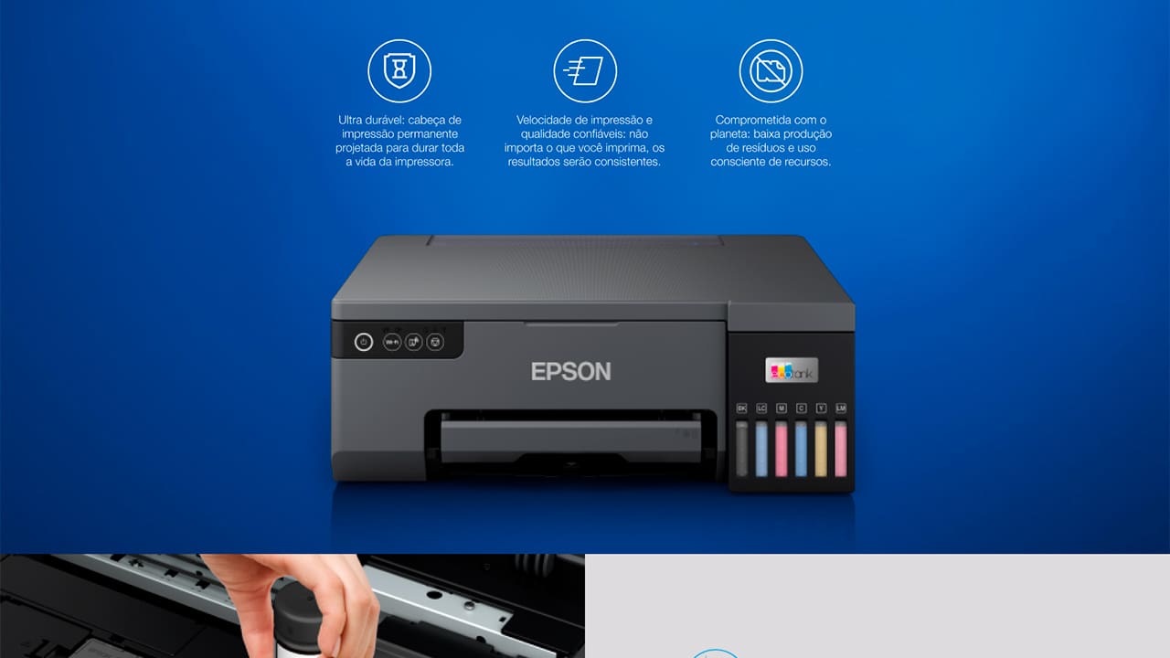 Impressora Fotográfica Epson Ecotank L8050