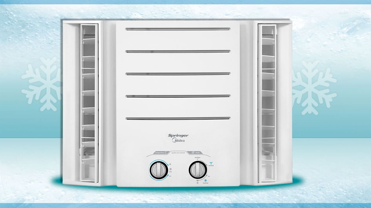 Ar-Condicionado Janela Springer Midea QCK07 Frio Mecânico 7.500 BTUs 