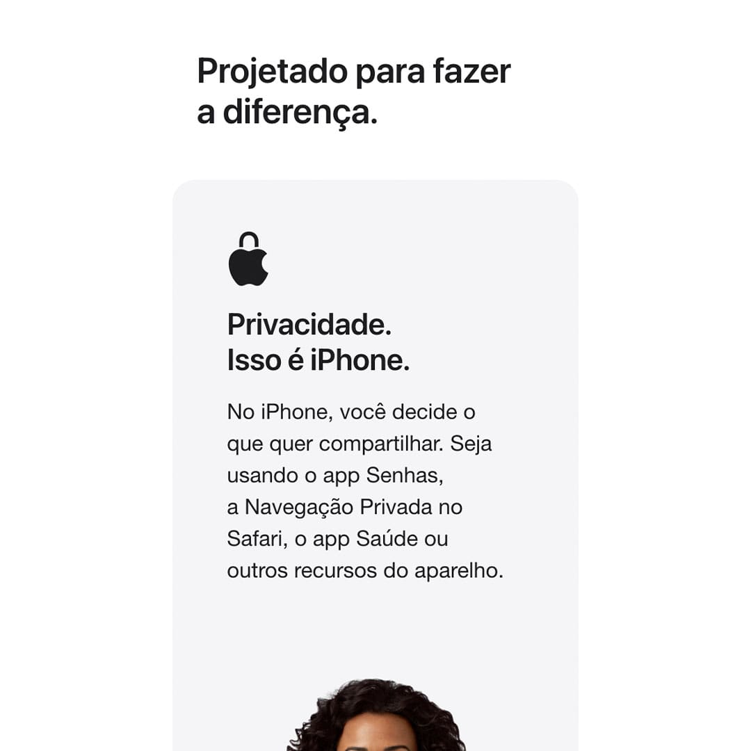 O iPhone 16e é feito para Apple Intelligence e conta com a potência do chip A18*. Fotografe em altíssima resolução com a câmera Fusion. E ganhe mais tempo para enviar mensagens, navegar e fazer outras coisas com sua superbateria.