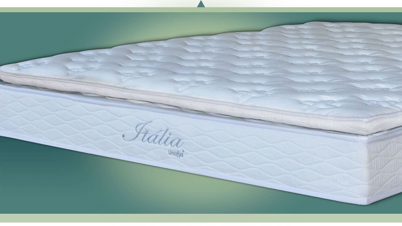 Colchão King Size Umaflex Itália detalhe
