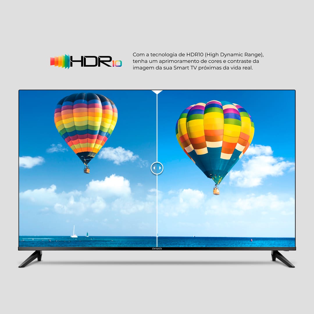 Uma Verdadeira Experiência de Imagem. Com mais de 8 milhões de pixels e uma resolução quatro vezes maior que o Full HD, a Televisão AIWA 50BL02A transforma cada momento em um espetáculo visual com cores vibrantes, contrastes profundos e detalhes impressionantes.