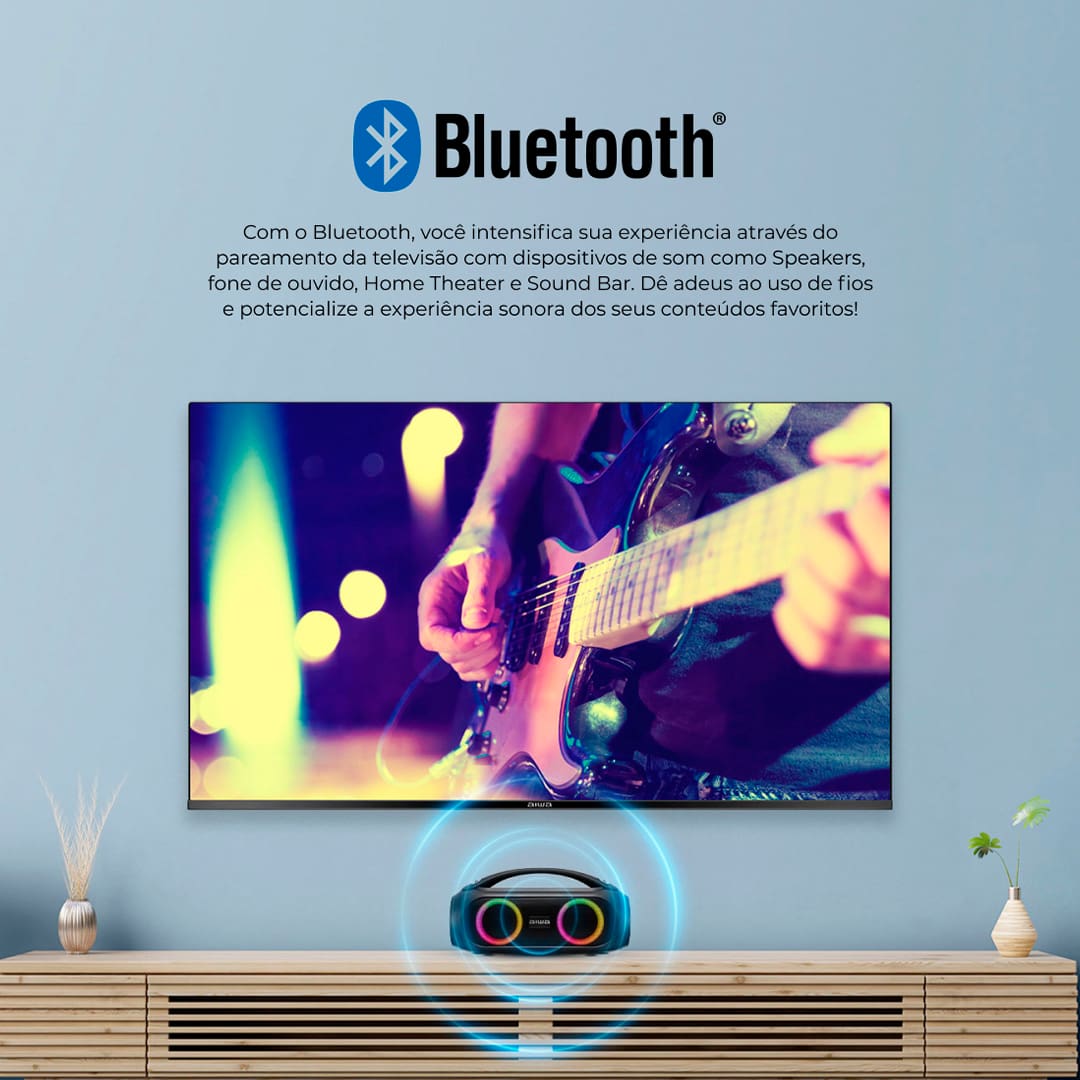 Uma Verdadeira Experiência de Imagem. Com mais de 8 milhões de pixels e uma resolução quatro vezes maior que o Full HD, a Televisão AIWA 50BL02A transforma cada momento em um espetáculo visual com cores vibrantes, contrastes profundos e detalhes impressionantes.