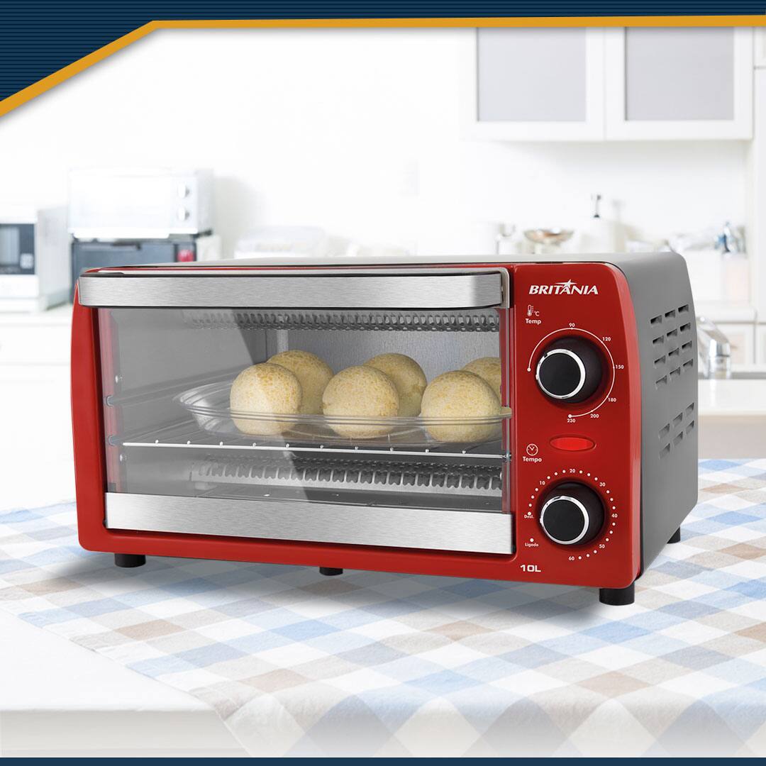Forno Elétrico Britânia BFE10V Vermelho