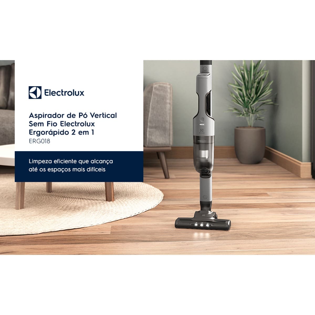 Aspirador de Pó Vertical Sem Fio Electrolux Cyclon