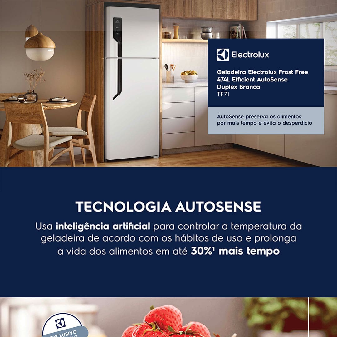 Geladeira Electrolux Frost Free TF71 Duplex 