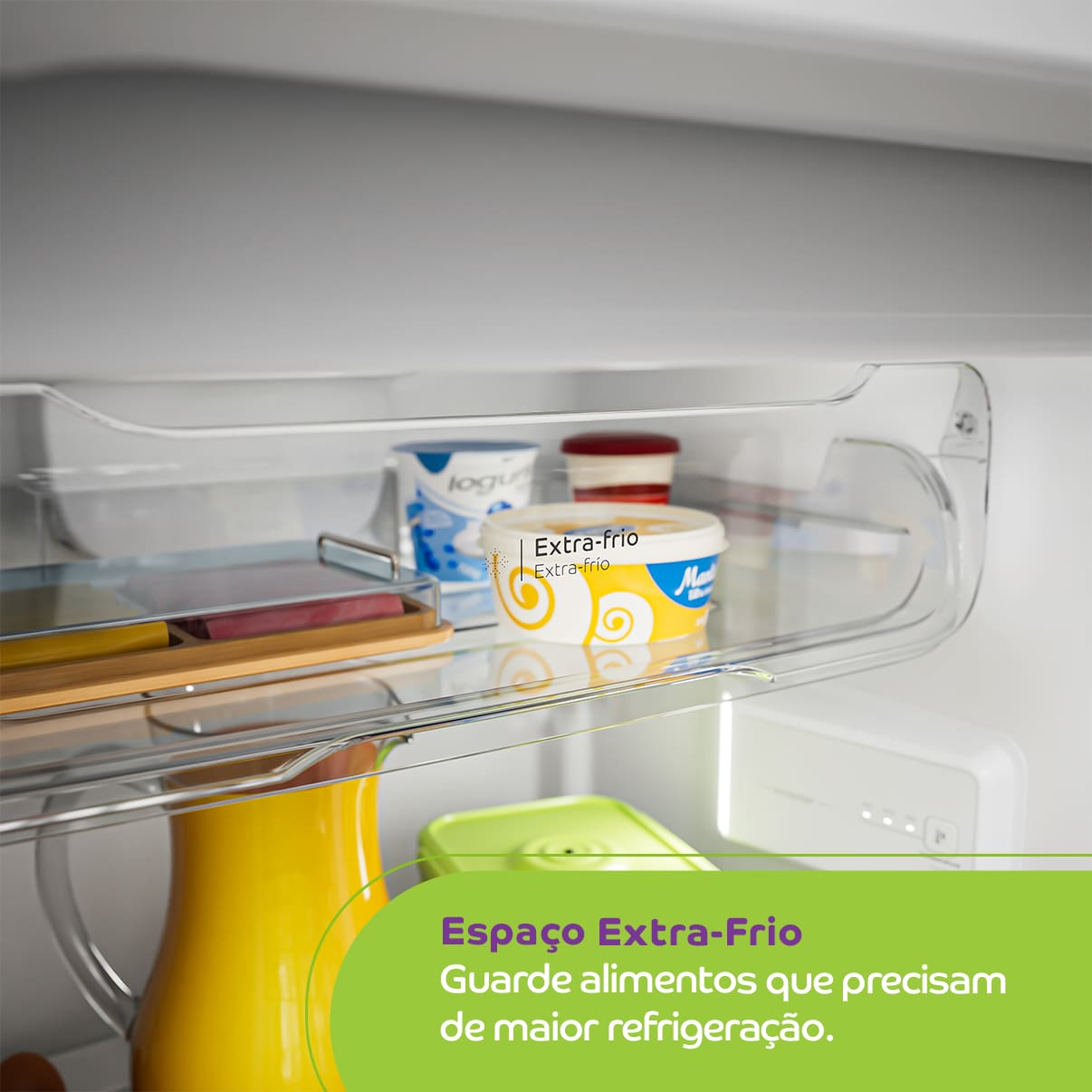 Geladeira Consul CRM44MB Duplex Inverter 377L Frost Free Branca