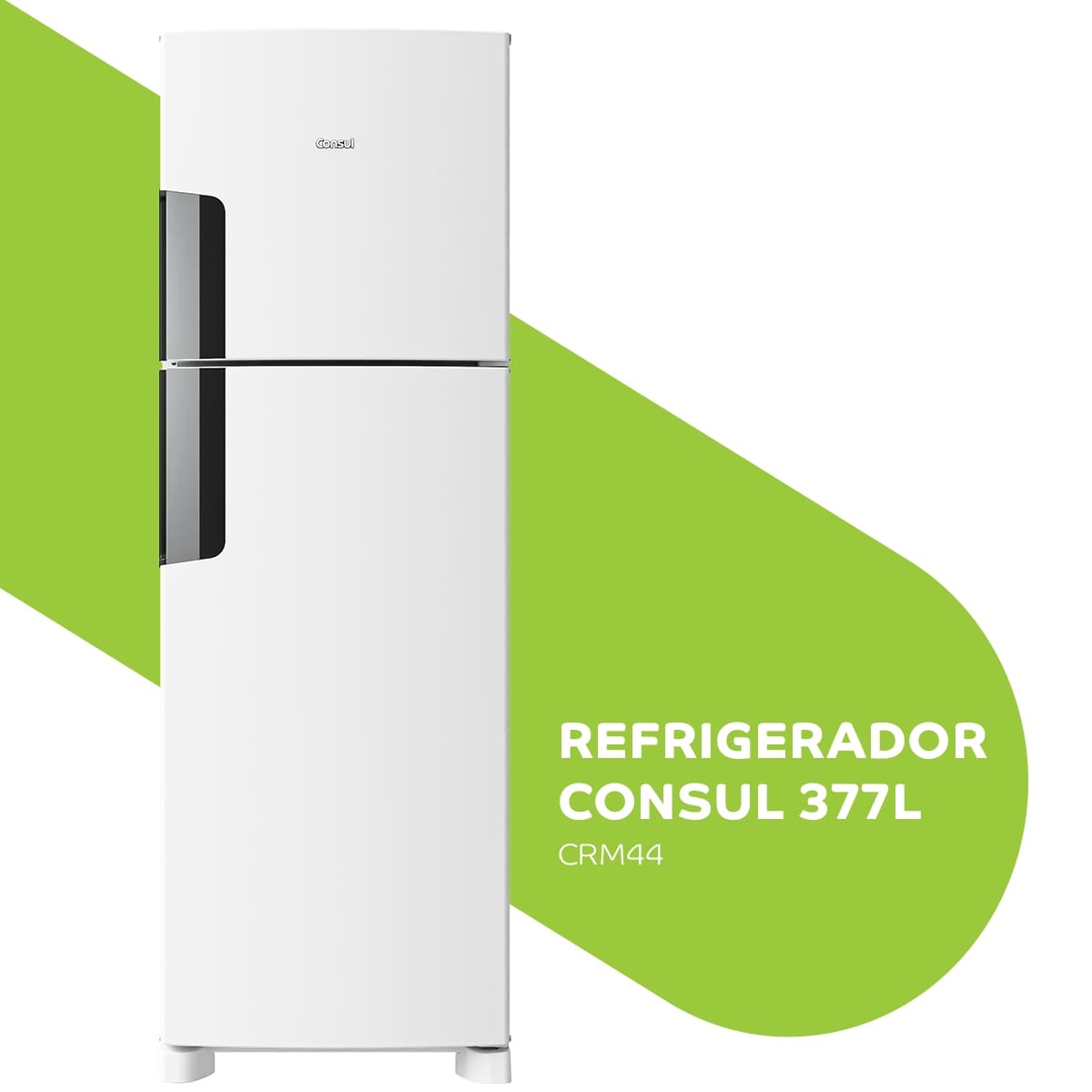 Geladeira Consul CRM44MB Duplex Inverter 377L Frost Free Branca