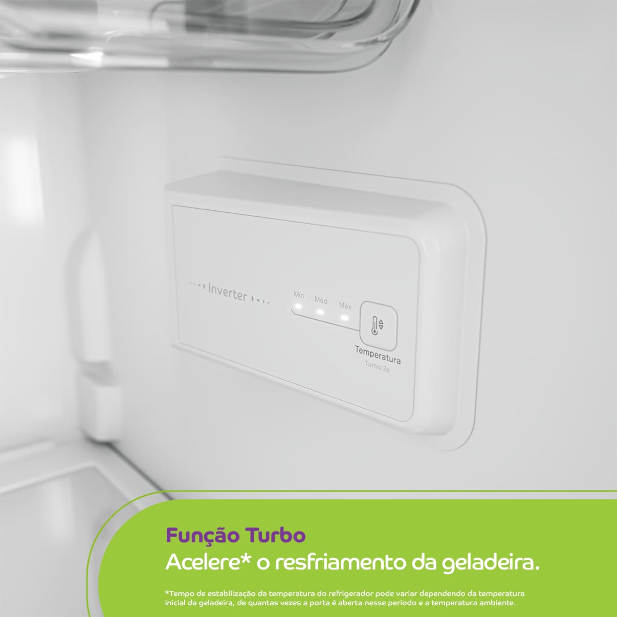 Geladeira Consul CRM44MB Duplex Inverter 377L Frost Free Branca