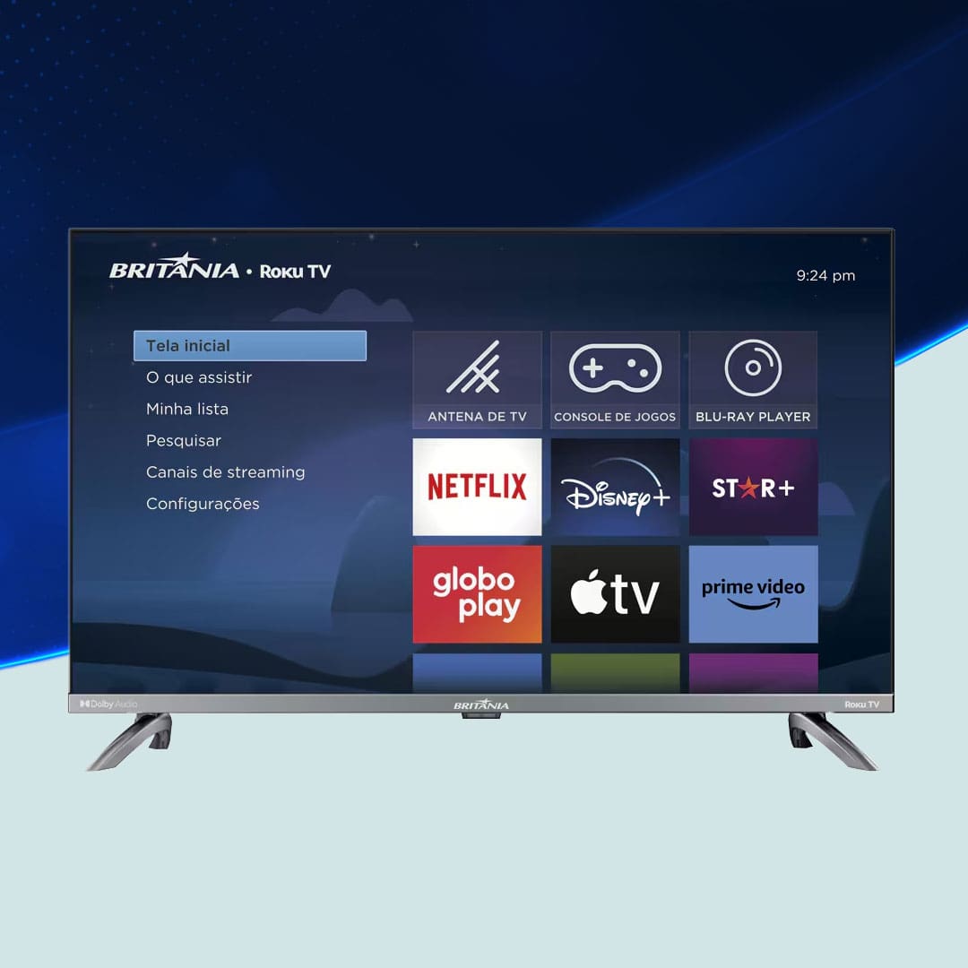 Smart TV LED 32” HD Britânia