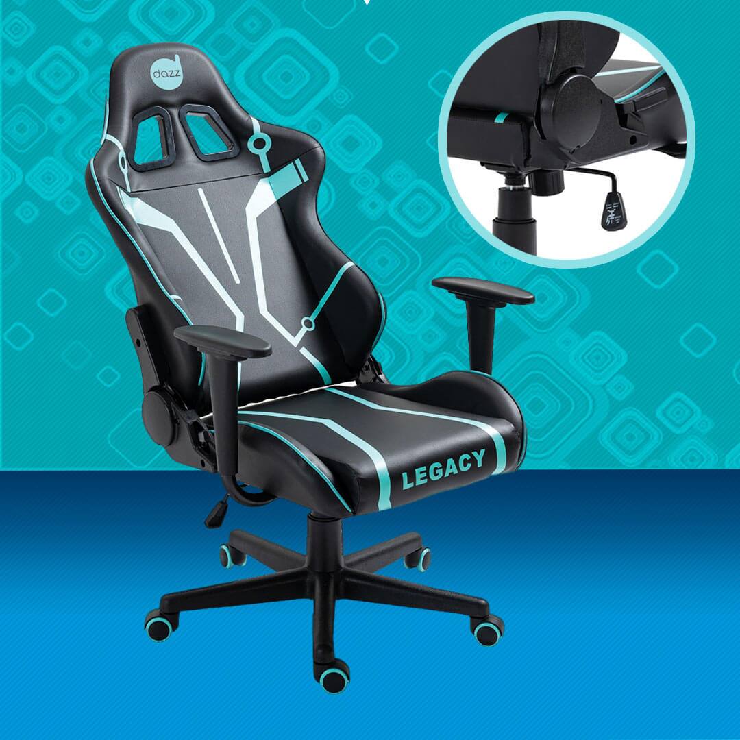 Cadeira Gamer Dazz Legacy Series rodízios ajuste altura