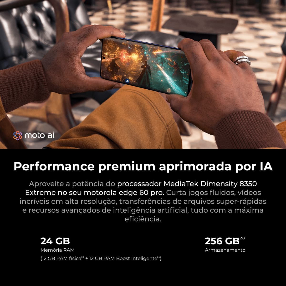 Smartphone Motorola Edge 60 PRO 5G - 256GB
