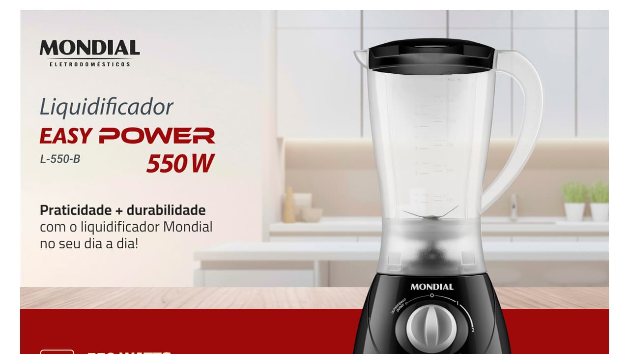 liquidificador-mondial-power-l-550-preto