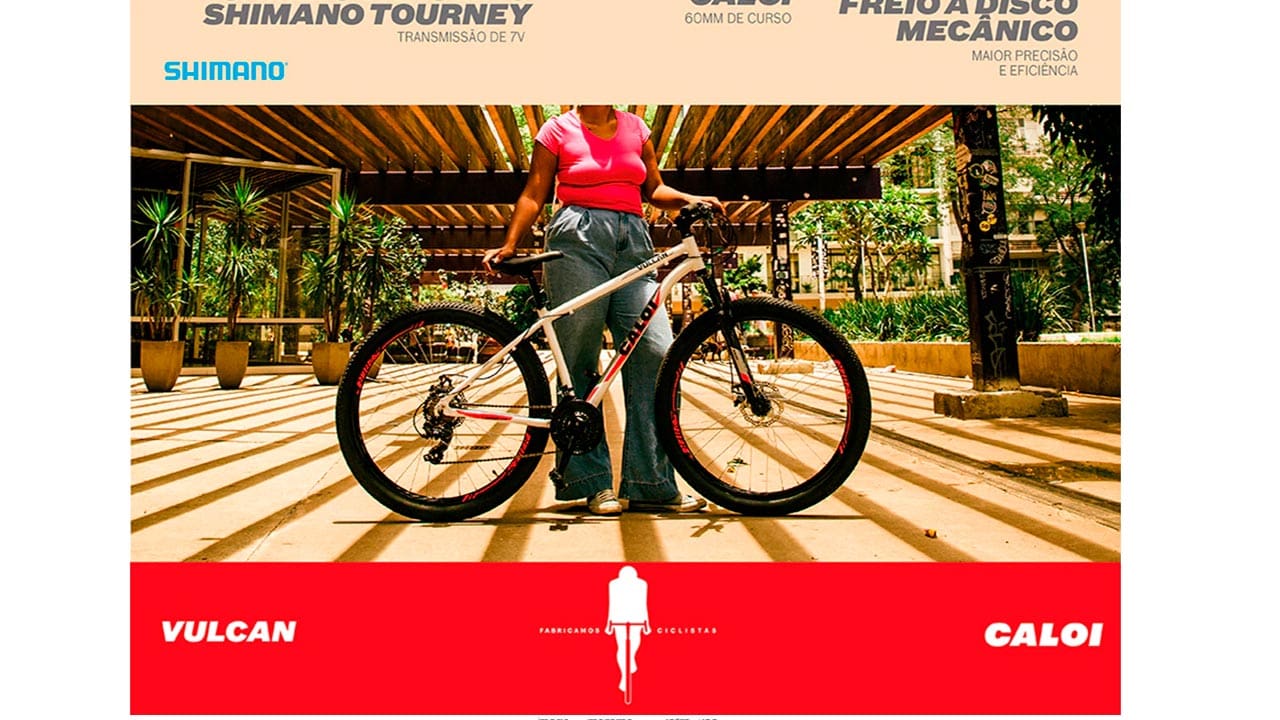 Bicicleta Aro 29 Caloi Vulcan