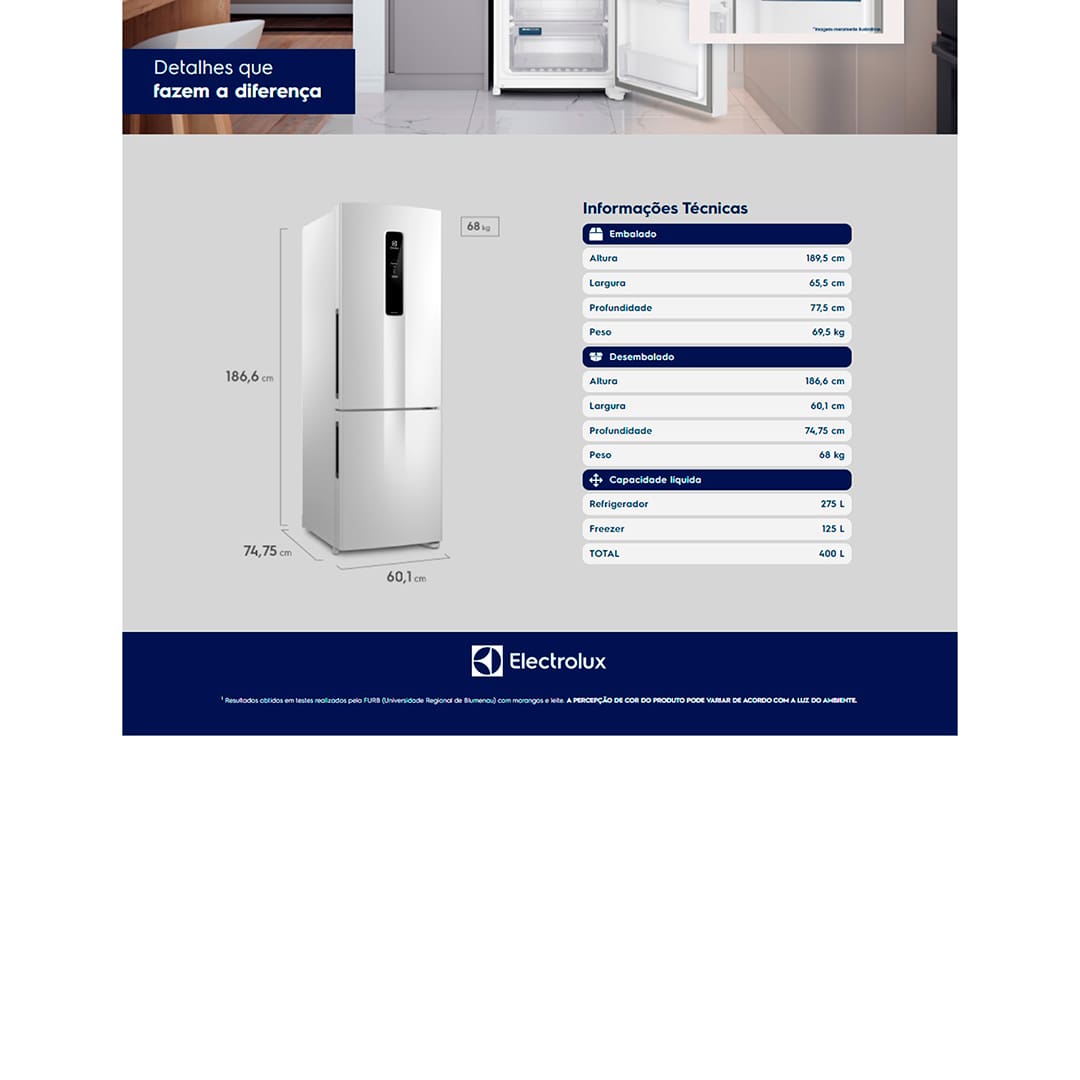 Geladeira Electrolux DB44