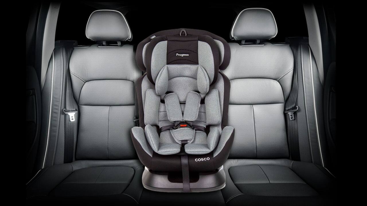 Cadeira para Automóvel Cosco Progress Cinza Mescla