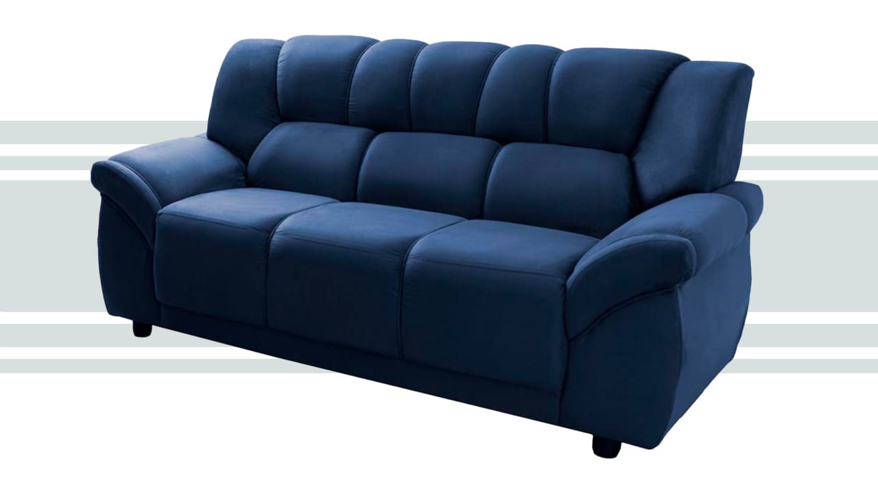 Sofá Hellen Buarque Azul Perfil