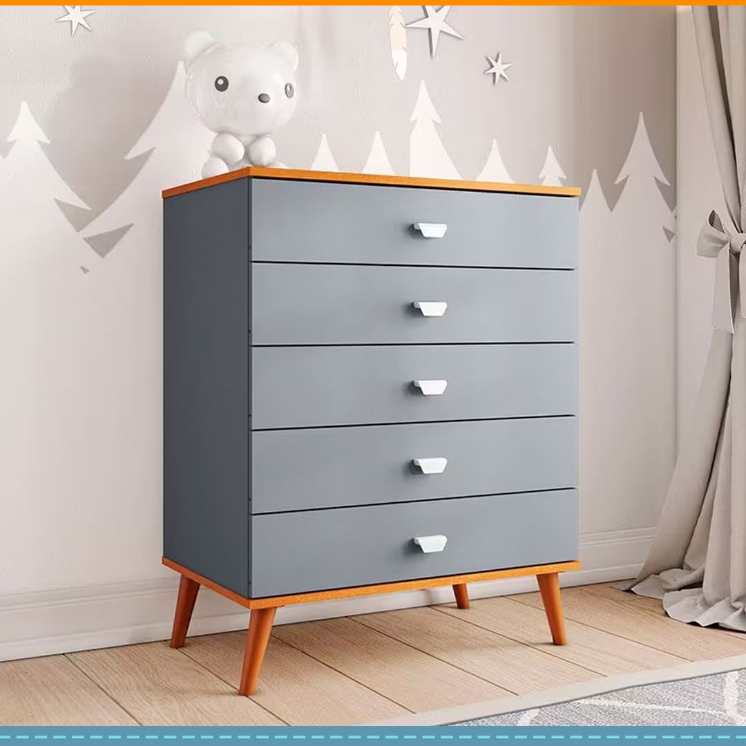 Cômoda Infantil Bartira Ternura medidas