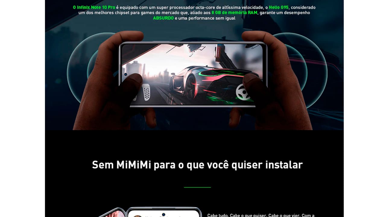 Smartphone infinix Note 10 Pro