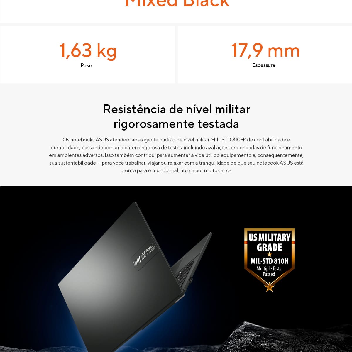 Asus Vivobook Go 15 AMD Athlon 4GB RAM 128GB SSD Tela 15.6” W11 - E1504FA-BQ5312WS
