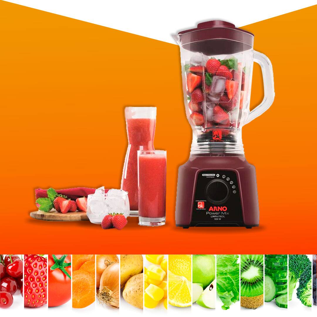 Liquidificador Arno Power Mix LQ32 copo 2 litros
