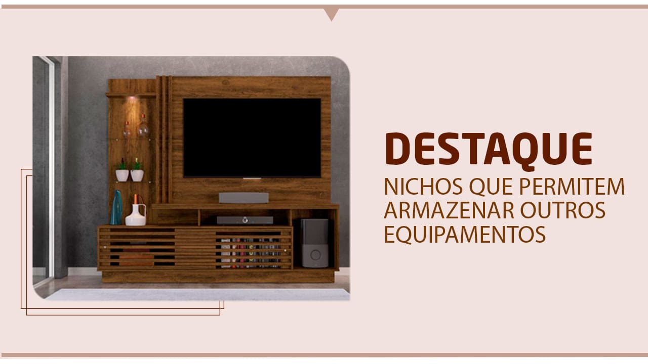 Estante Home Madetec Cross prateleiras vidro
