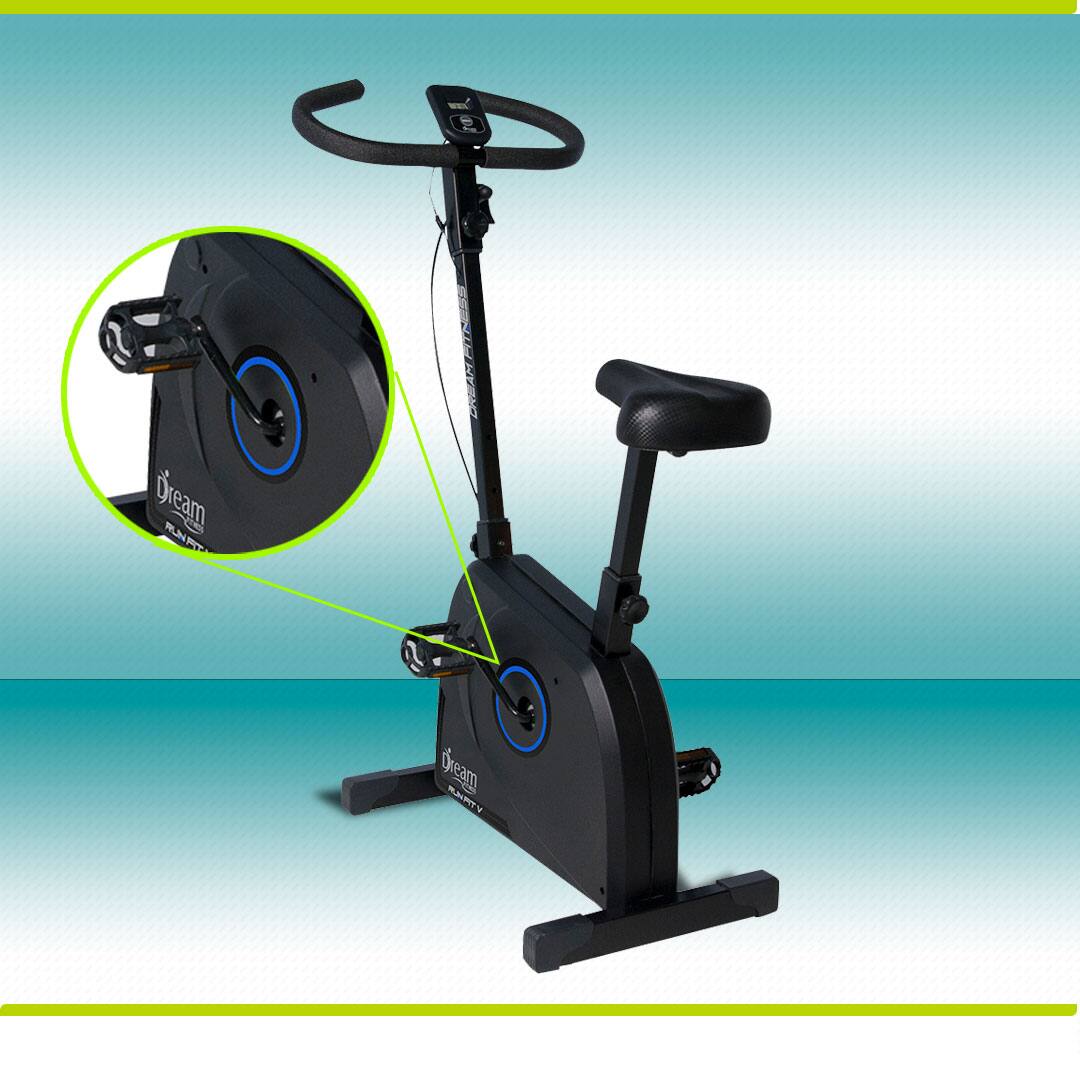 Bicicleta Ergométrica Dream Fitness Runfit Vertical Preta