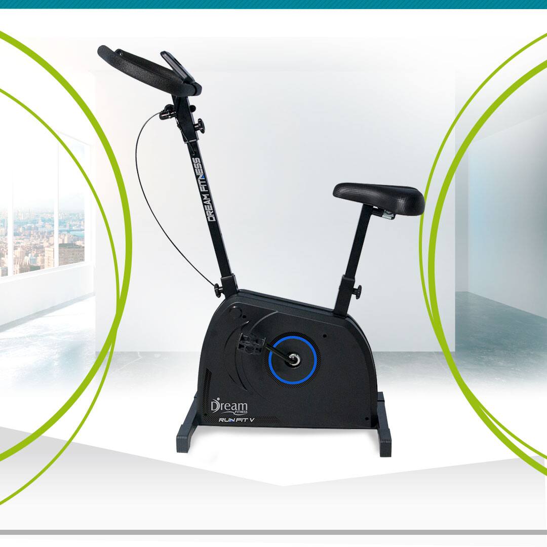 Bicicleta Ergométrica Dream Fitness Runfit Vertical Preta