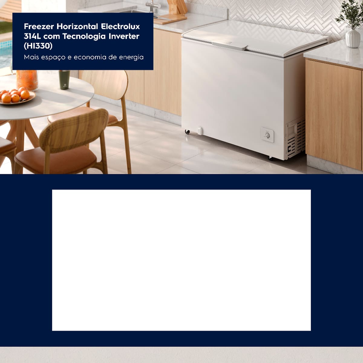 Freezer Horizontal Electrolux HI330 