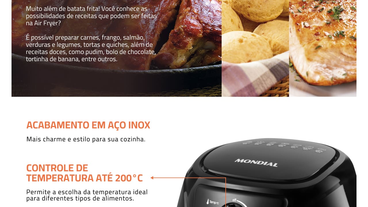 fritadeira-eletrica-air-fryer-mondial-af36-fb-preta