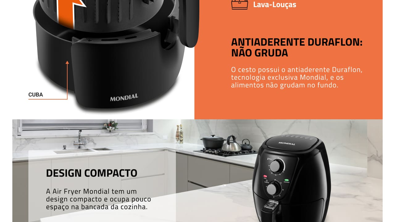 fritadeira-eletrica-air-fryer-mondial-af36-fb-preta