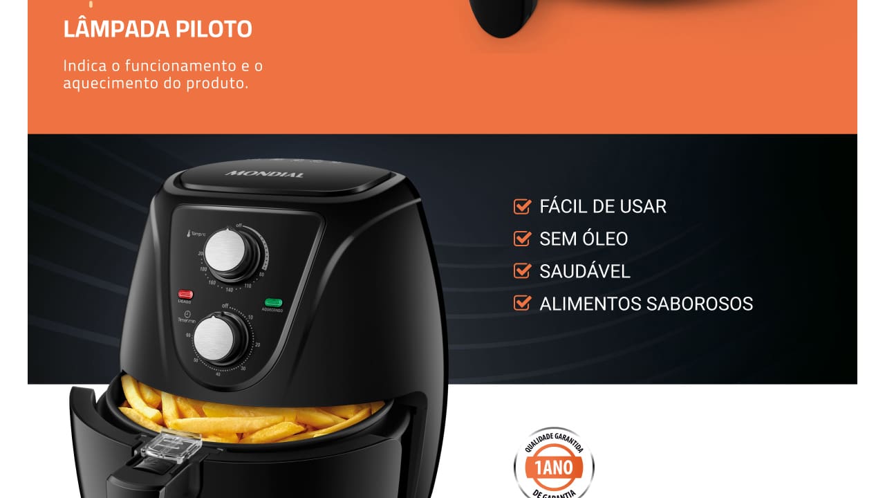 fritadeira-eletrica-air-fryer-mondial-af36-fb-preta