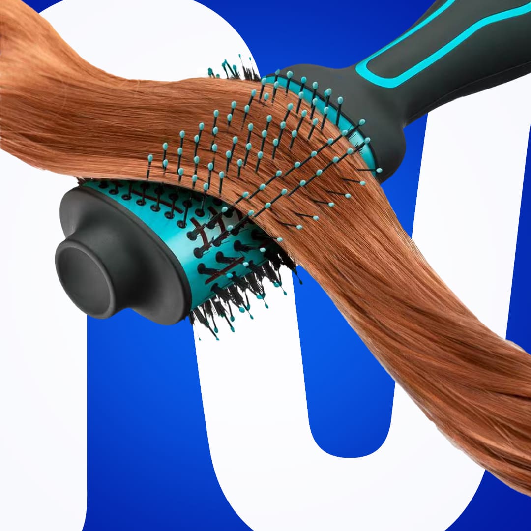 Escova Secadora Oval Multilaser EB117 1350W Azul
