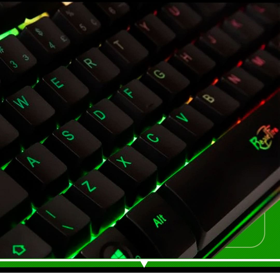 Teclado Gamer Dazz Rapid Fire Revolution teclas iluminadas