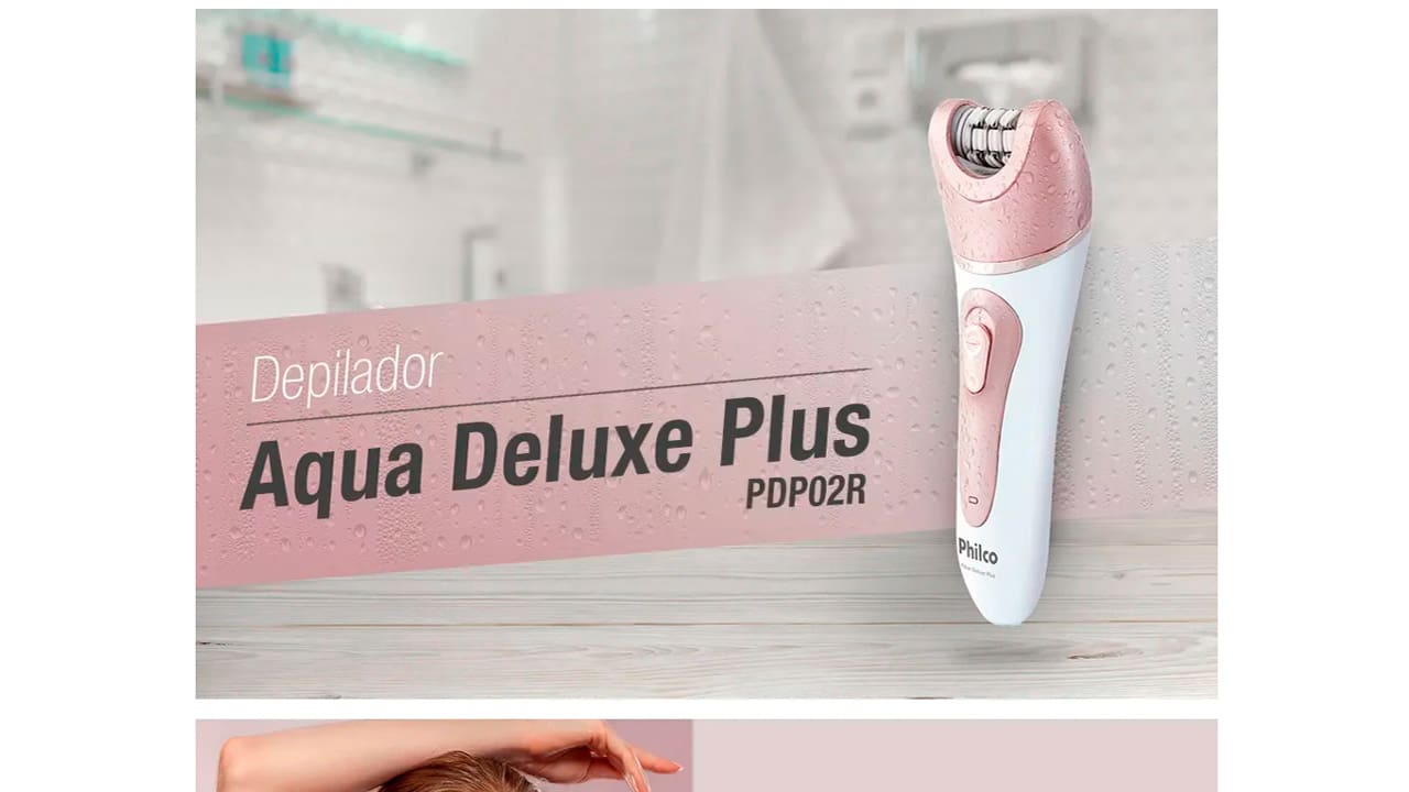 Depilador Philco Aqua Deluxe Plus PDP02 Rosa