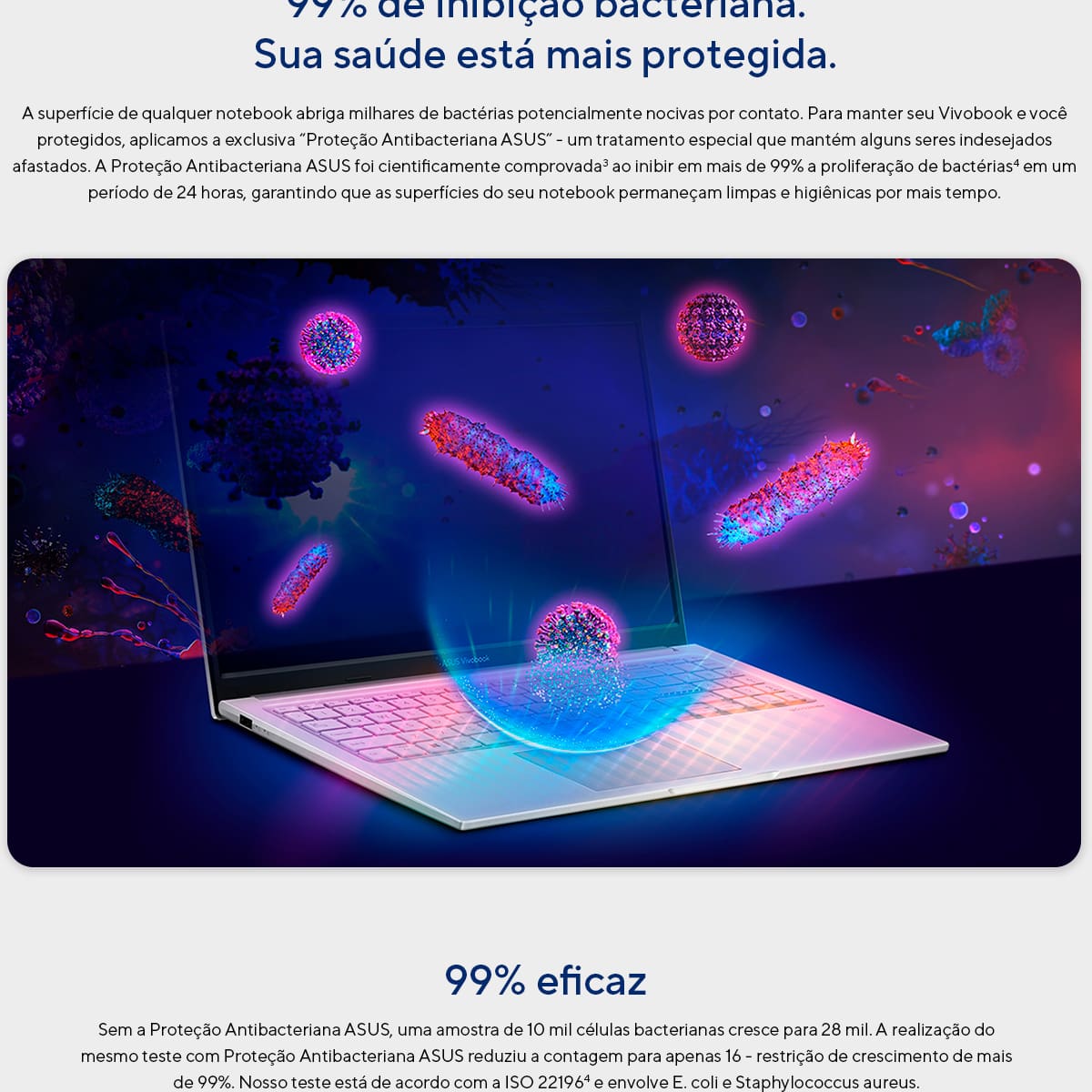 Notebook ASUS Vivobook 15 Core i5 8GB RAM 256GB SSD Tela 15,6” FHD Windows 11 – X1504VA-NJ1738W