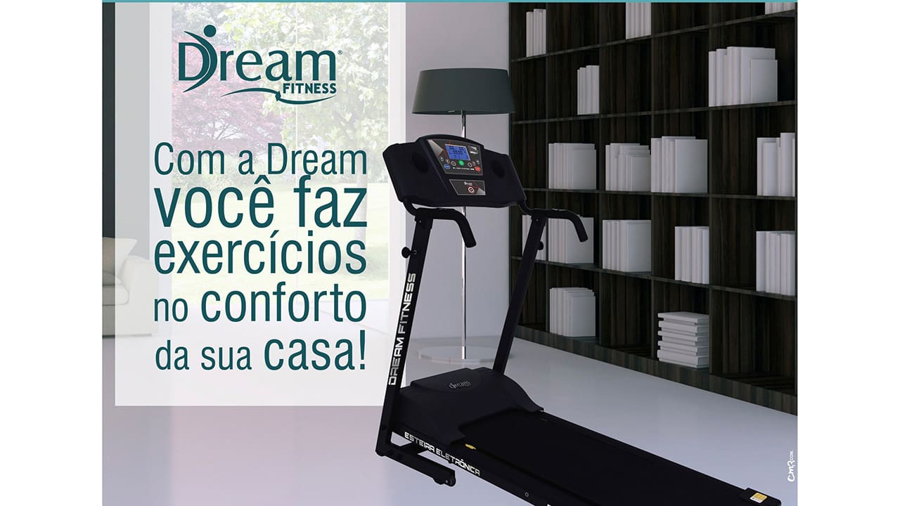 Esteira Ergométrica Eletrônica Dream Black Edition 2.5 Preta