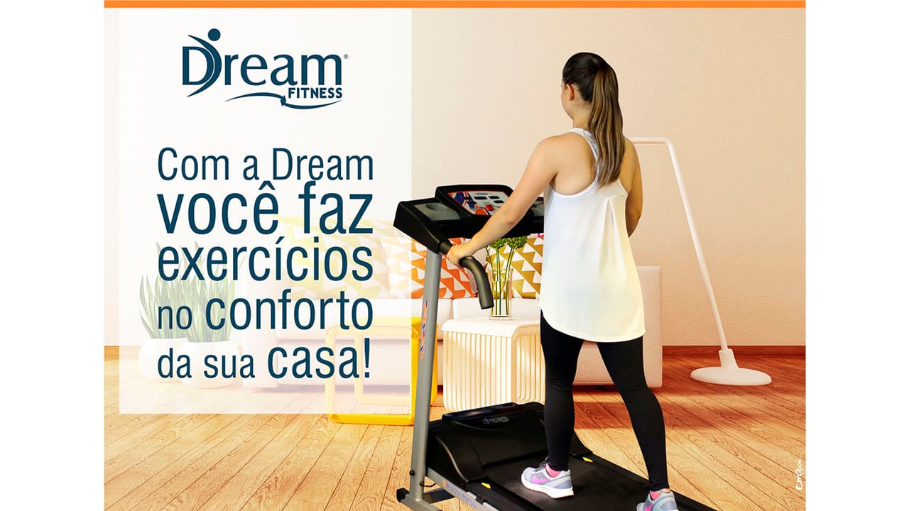 Esteira Ergométrica Dream Speed 2.1 Eletrônica Prata