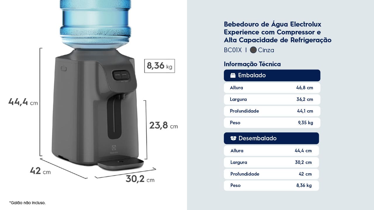 Compressor e Alta Capacidade de Refrigeração.
