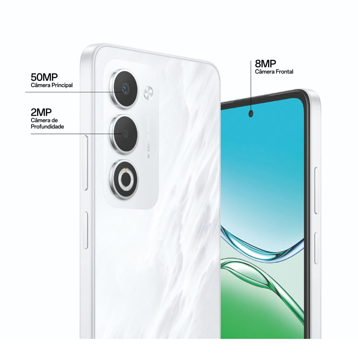 Smartphone OPPO A5 5G Tela 6.67" 256GB 8GB