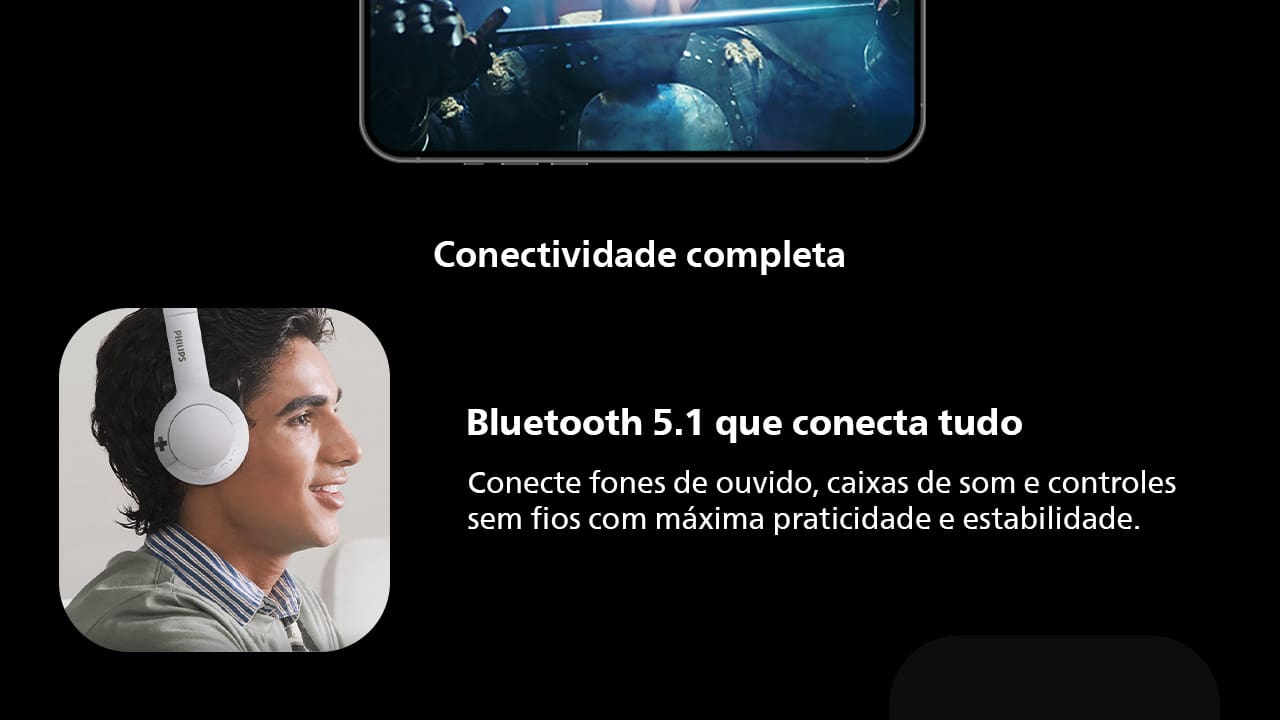 Smart TV QD-MiniLED 100" Ultra HD 4K Philips 100MLED800 com Google TV